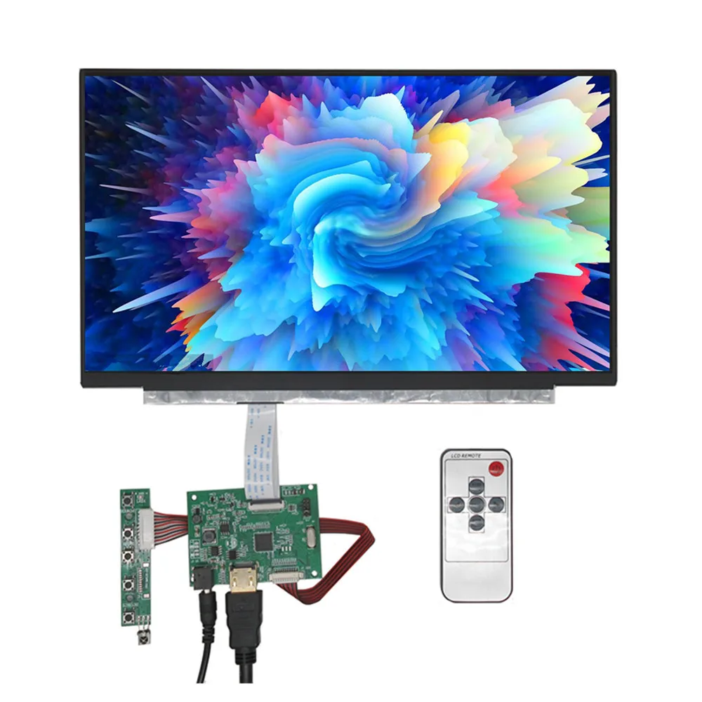 

13,3-дюймовый экран 1920x1080, ЖК-монитор с драйвером, HDMI-совместимый Raspberry Pi 3/4/5 Banana/Orange Pi, портативный монитор для ПК