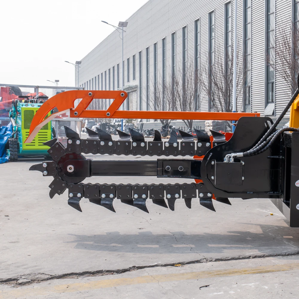 20inch Cutting Depth Mini Skid Steer Trencher Attachments T770/T76/T86/S570/TX427N