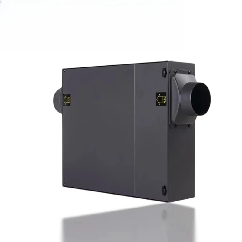 8-Inch centrifugal exhaust fan with high-efficiency carbon filter, silent duct fan, suitable for hotels, offices, and residences