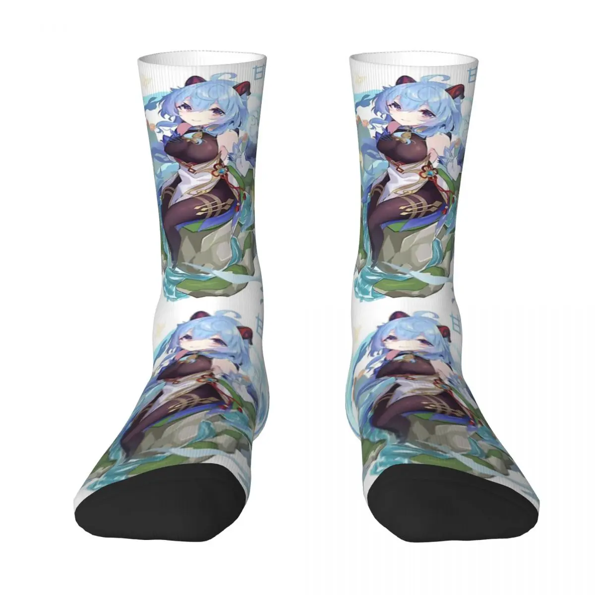 

Ganyu Genshin Impact Unisex Winter Socks Hip Hop Happy Socks Street Style Crazy Sock