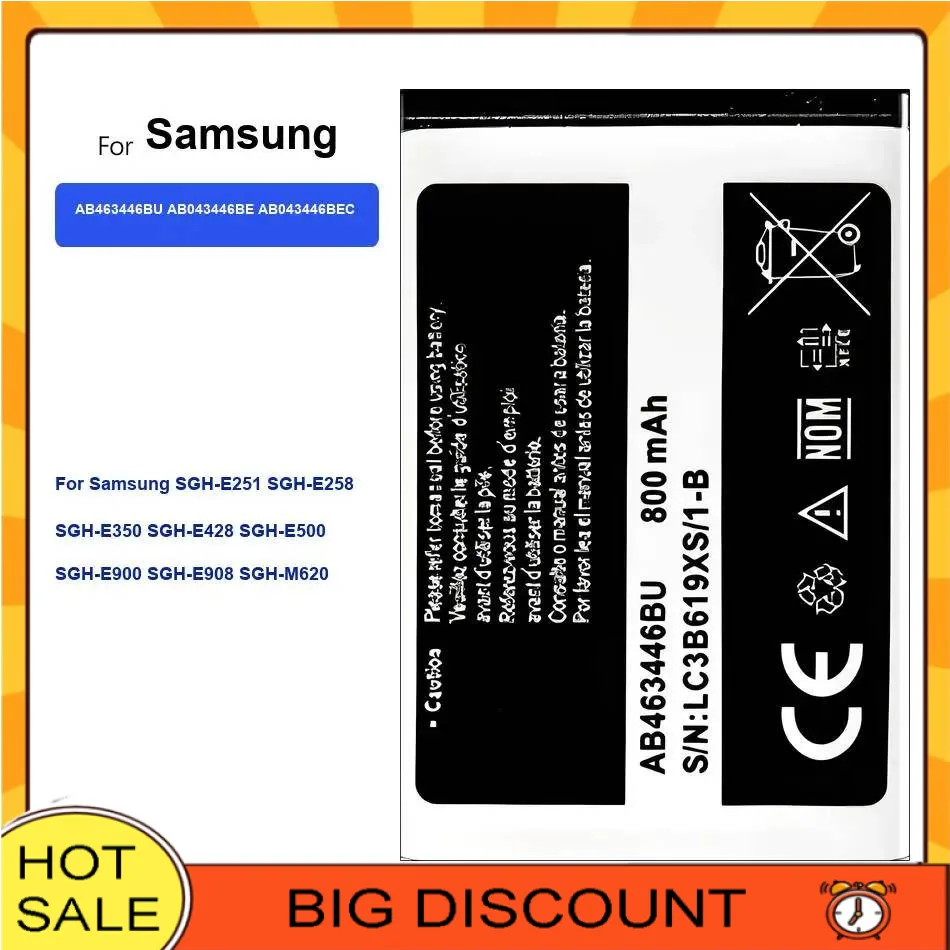 

Battery For Samsung Galaxy C501 C5 Pro D888 S6888 S3710 S7330 R580 R540 i8910 M550 T759 G500 J600 W559 SGH-E251 E578 ABPA3108DA