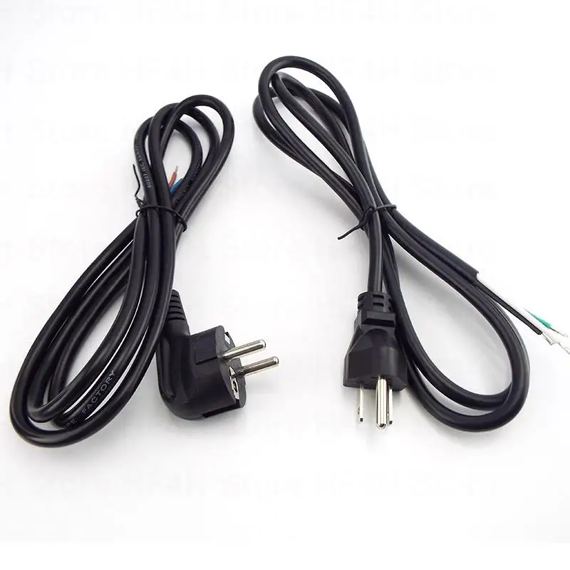 1.5m Open End Rewired AC Power Cable Dishwashers wire AC Power Supply Extension Cord For Electrical Fan Vacuum Dishwashers B4