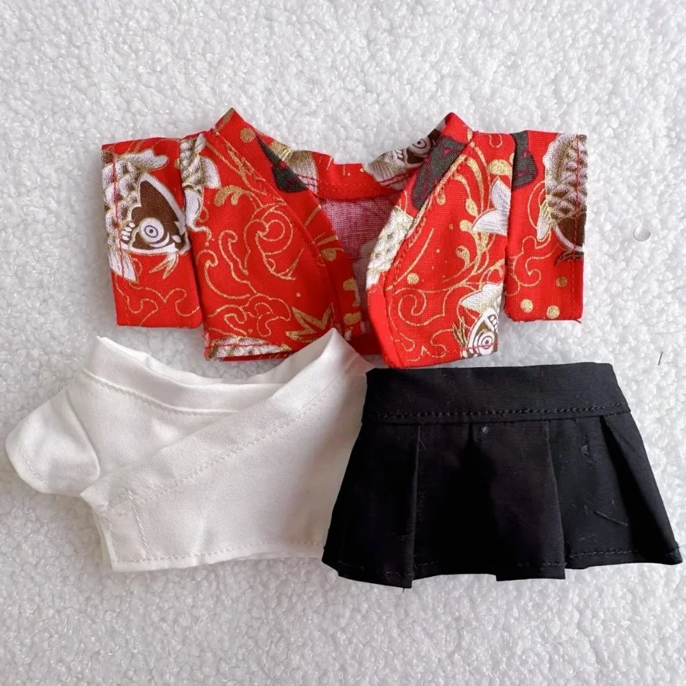 

Для 20 см плюшевой куклы, одежда, кимоно юката и 17 см, одежда для кукол Labubu, аксессуары для кукол, Корея Kpop EXO Idol, куклы, подарок, игрушки «сделай сам»