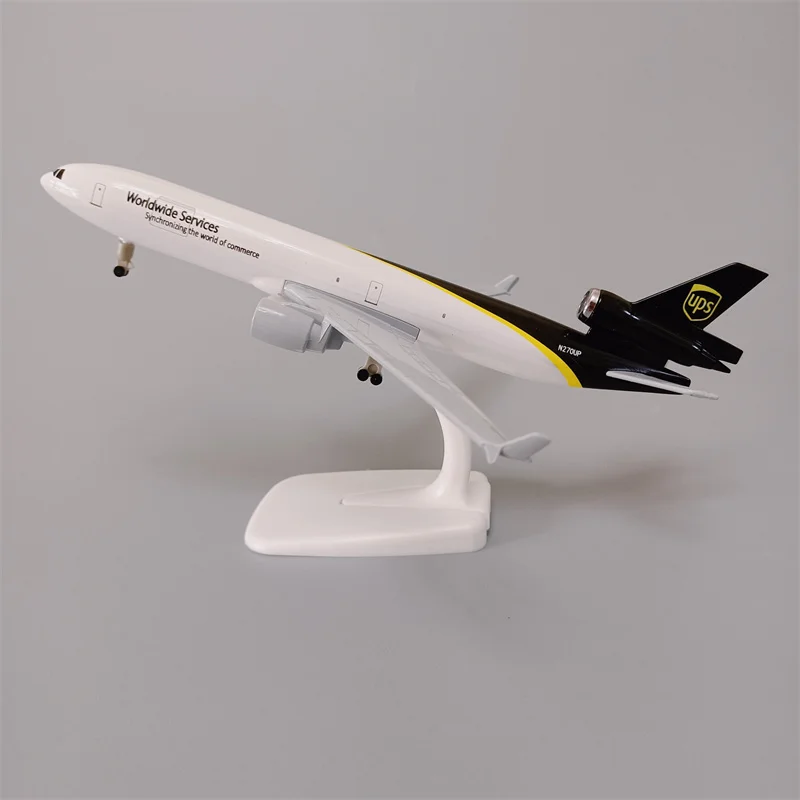 20cm Alloy Metal UPS KLM Malaysia Fedex Express Airlines MD MD-11 Diecast Airplane Model Plane Aircraft W Wheels Landing Gears