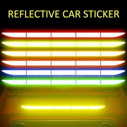 90cm Car Reflective Stickers Rear Trunk Reflector Waterproof Decal Car Driving Safety Warning Mark Anti-collision Warning Strip