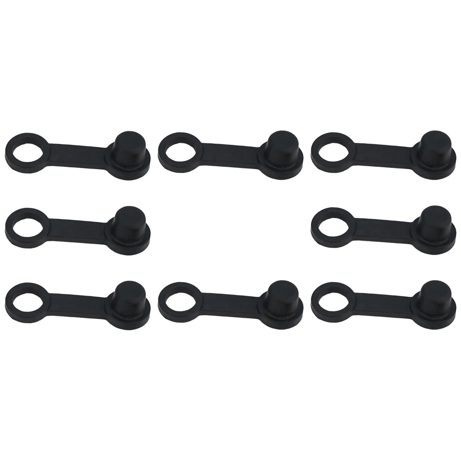 Tapa de rosca de purga de 8 piezas, tapa de rosca de freno, cubierta antipolvo para caravana, tapa de grasa para motos, Universal, ATV, negro, nueva calidad