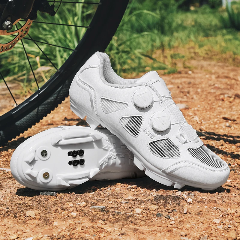 Cycling Sneaker MTB Men Sport Road Bike Boots Flat Racing Speed Sneakers Trail Mountain Bicycle Footwear Spd Pedal Cycling Shoes