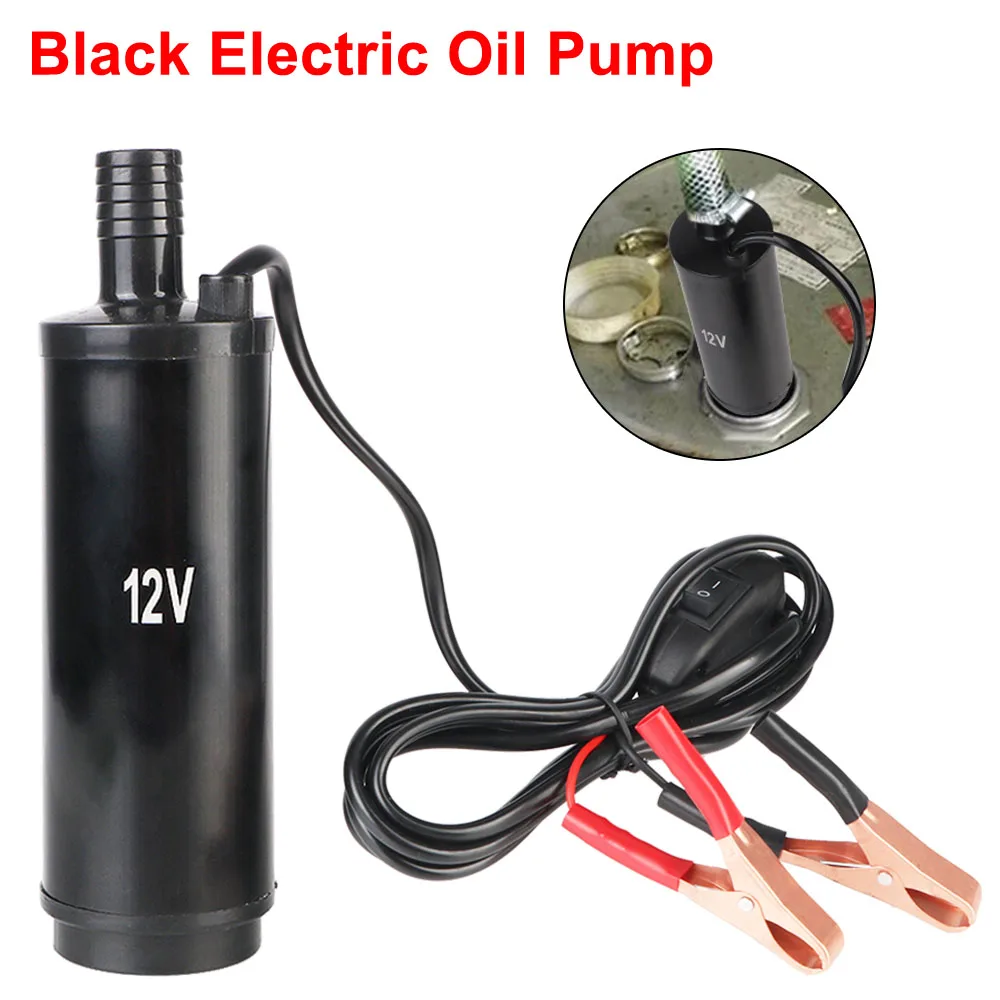 مضخة زيت كهربائية بقذيفة من سبائك الألومنيوم ، مضخة نقل الوقود الصغيرة الغاطسة ، ضخ زيت الديزل والماء ، 50 لتر في الدقيقة ، 12 فولت #1