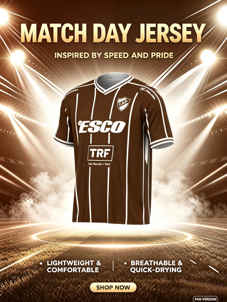 2026 New Atlético Platense-styles Men Soccer Jersey Short Sleeve T-Shirt Argentina Fans Sports Casual Wear Tops Family Kids Tees