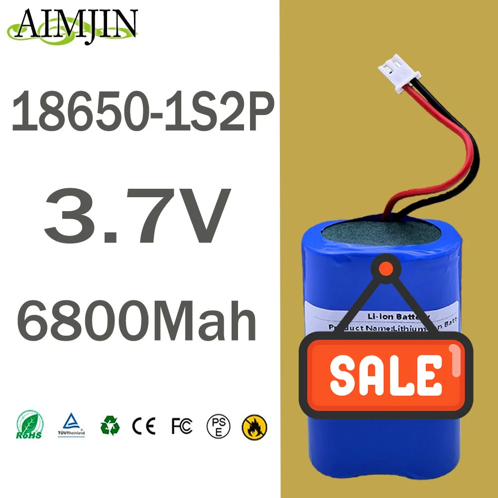 

100% Original INR18650 1S2P 3.7V Ranked first in sales by 2026 NEW 6800mAh 20A battery screwdriver battery 18650 battery pack