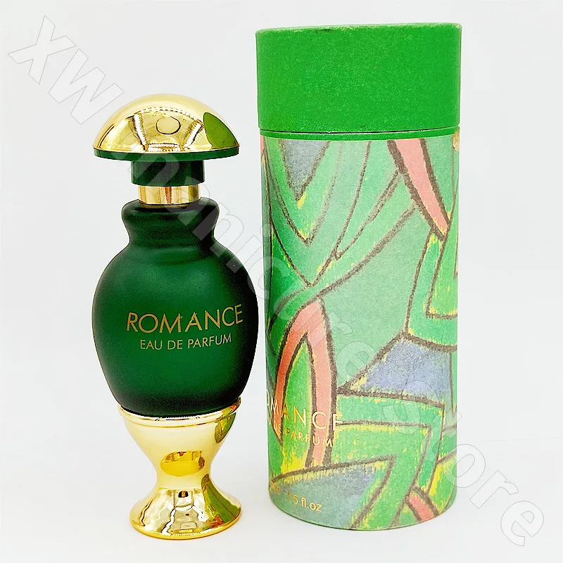 ROMANCE Fresh and Romantic Perfume for Men and Women Exquisite Green Small Round Bottle with Long-lasting Fragrance Perfume