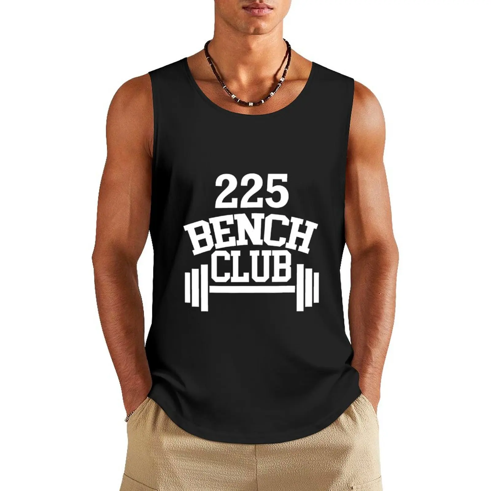 225 lbs Bench Press Club Member Tank Top bodybuilding men clothes Men's summer clothes bodybuilding t shirt