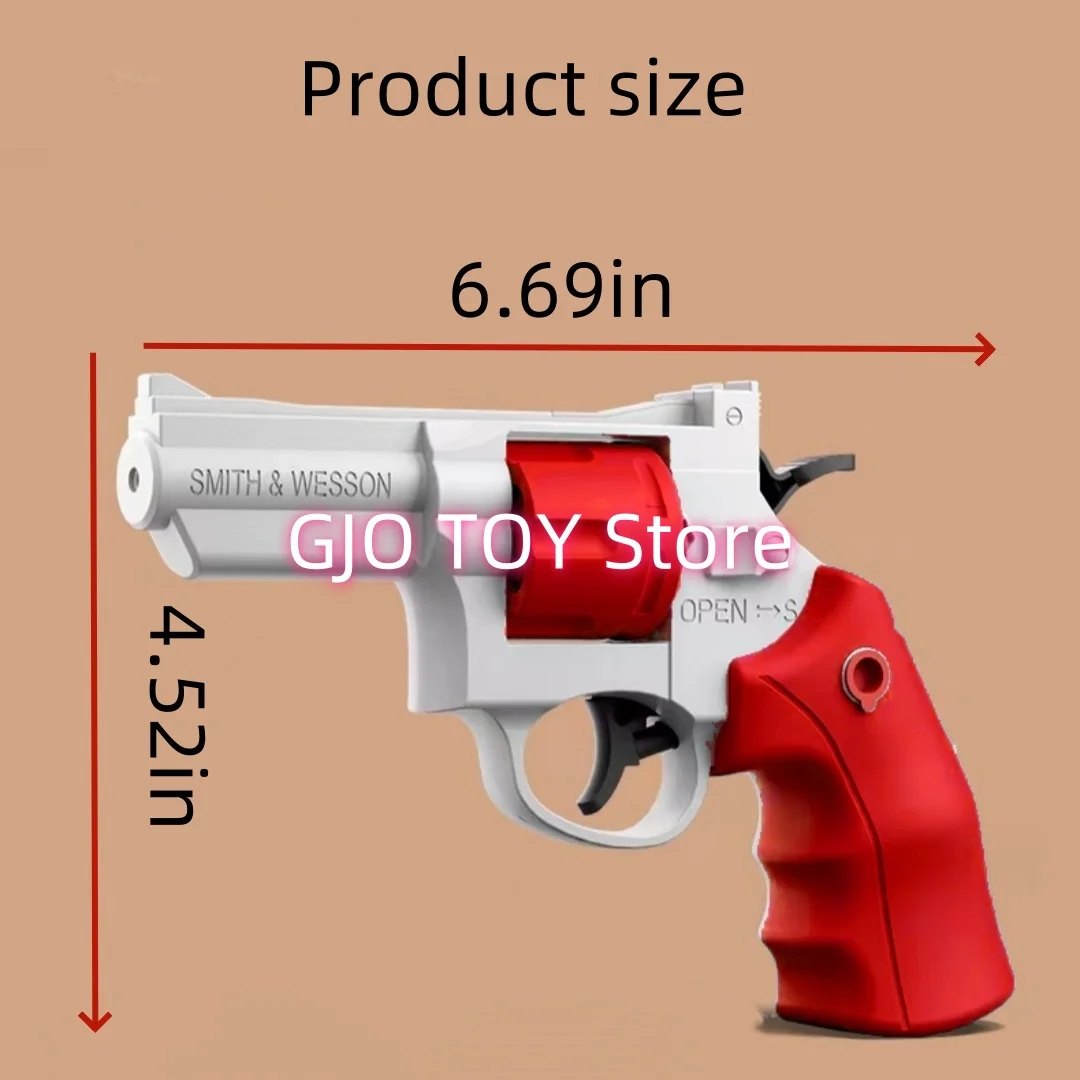 (TWO PCS )Summer Revolver Water Gun - Manual Water Guns for Adults & Kids Swimming Pool Beach Outdoor Party Games