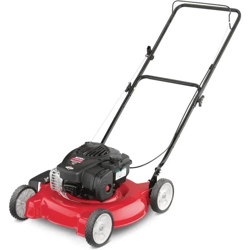 Yard Machines 11A-02BT729 20-in Push Lawn Mower with 125cc Briggs & Stratton Gas Powered Engine, Black and Red