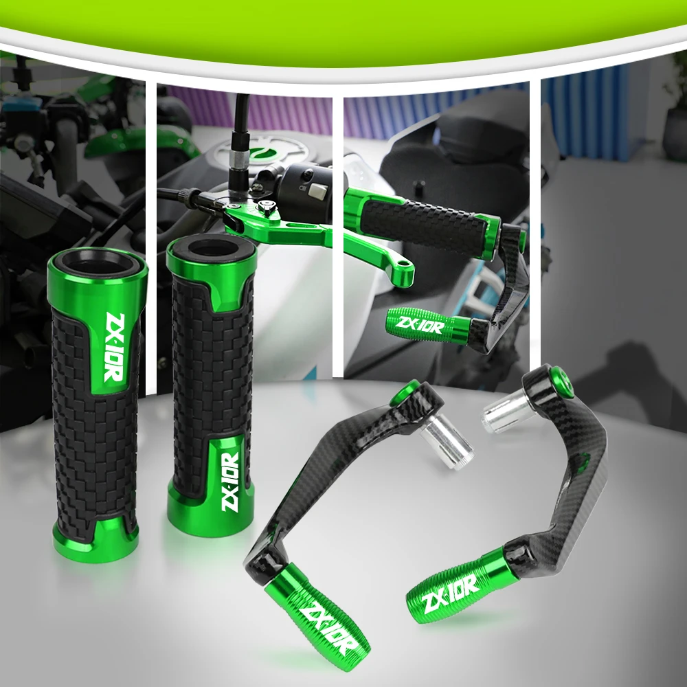 

Motorcycle Handlebar Grips & Levers For Kawasaki ZX10R ZX-10R ZX 10R 2004-2020 2019 Guard Protector Accessories 2018 2017 2016