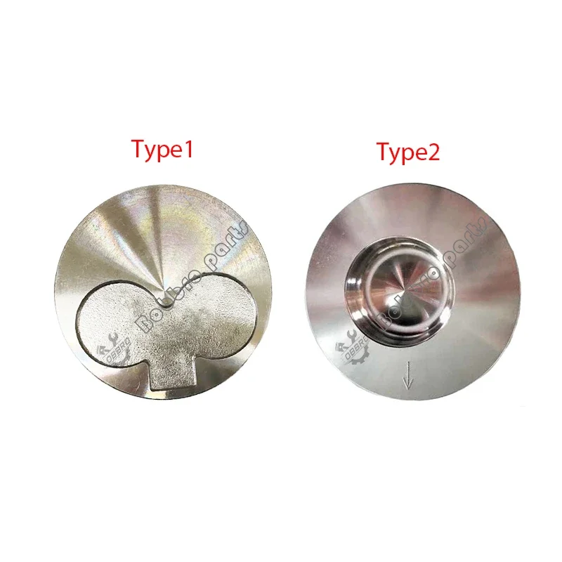 

K4E Piston 30A17-00050 30A17-00051 With Pin Snap Rings For Mitsubishi Tractor MT2501 MTX24 Excavator MX45