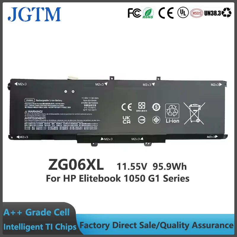 JGMT ZG06XL Laptop Battery Replacement for HP Elitebook 1050 G1 ZBook Studio G5 X360 G5 Series Laptop HSTNN-IB8H HSTNN-1B8H