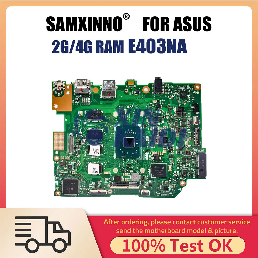 

Laptop Motherboard For ASUS E403 E403NA E403NAS E403N Notebook Mainboard CPU N3350 N4200 2G 4G-RAM 32G 64G-SSD 100% Work