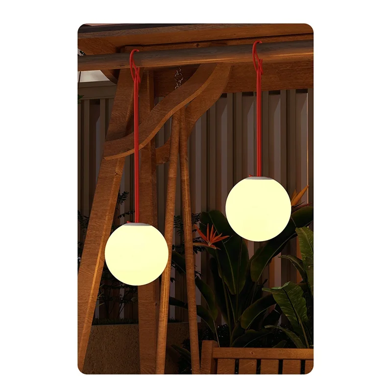 RMWIN-moderne pendentif LED lampe suspendue utilisation extérieure idéale pour balcon, cour