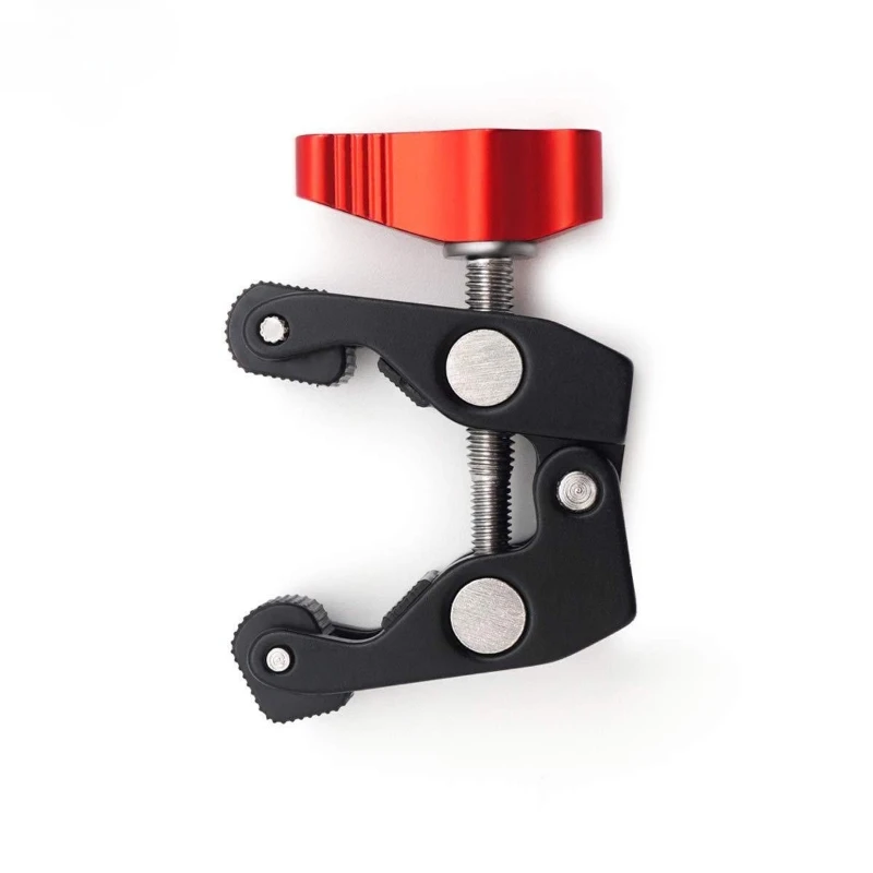 Heavy-duty Clamp Photography U-shaped Clamp with Fixed Base and Crab Claw Clamp Suitable for DSLR Cameras and Magic Arms
