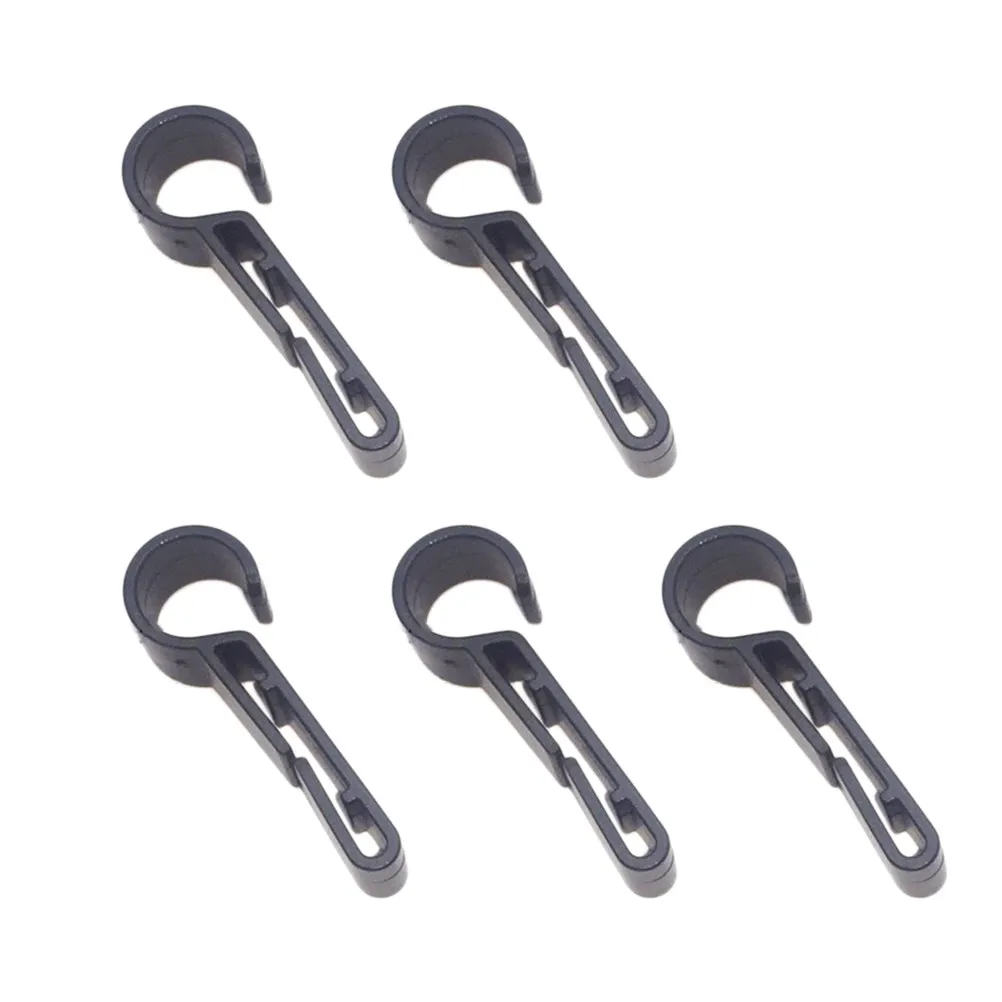 

5Pcs Heavy-Duty Stopper Headlamp Clasp Retainer for Motorcycle Anti-Slide Fastener Secure Holder Black