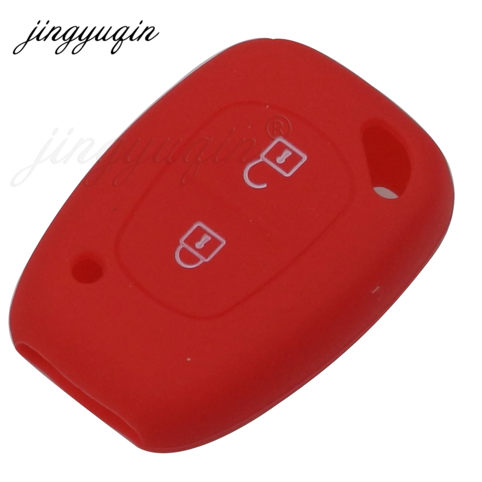 jingyuqin Silicone Car key Fob Cover Case for Renault Vivaro Movano Traffic Master Kangoo for Nissan Opel