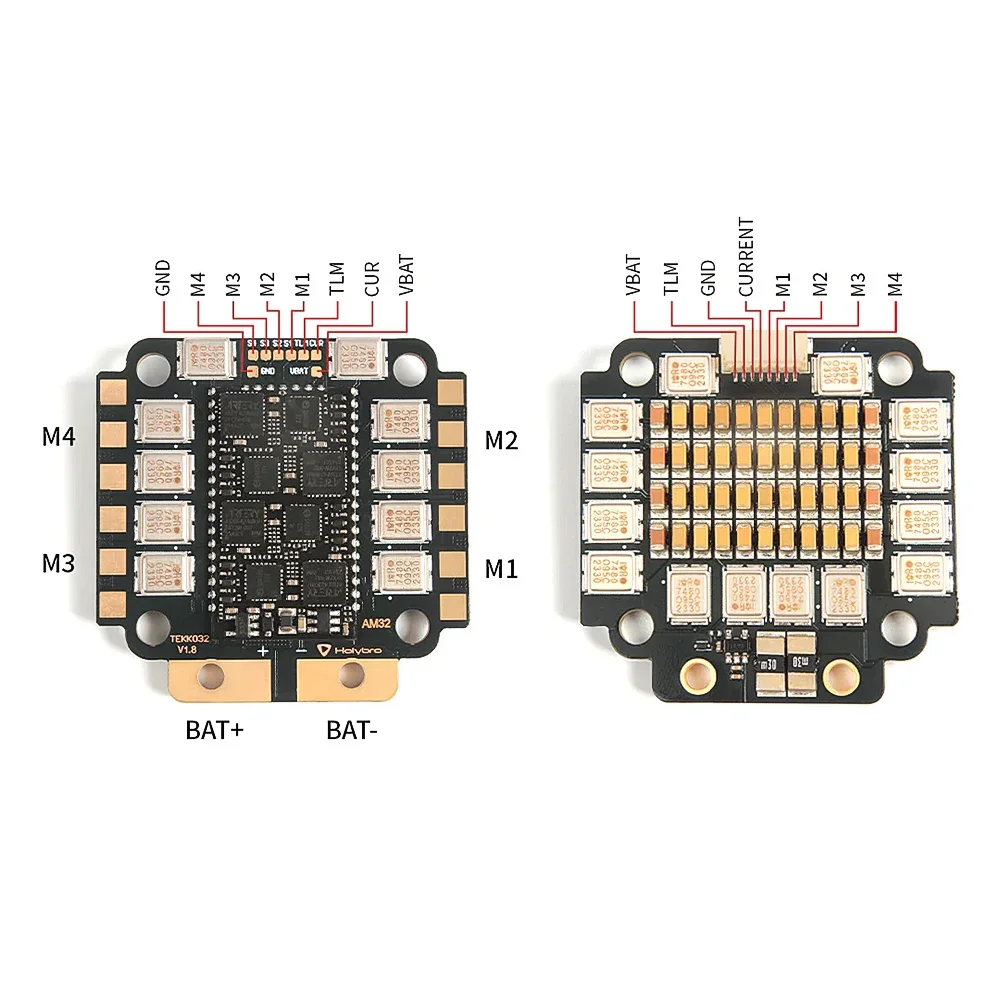 Holybro Tekko32 F4 MCU Metal 4in1 65A ESC (AM32) PWM Output 16k~96k / 4-6S LIPO 30.5x30.5mm for FPV Racing Drone