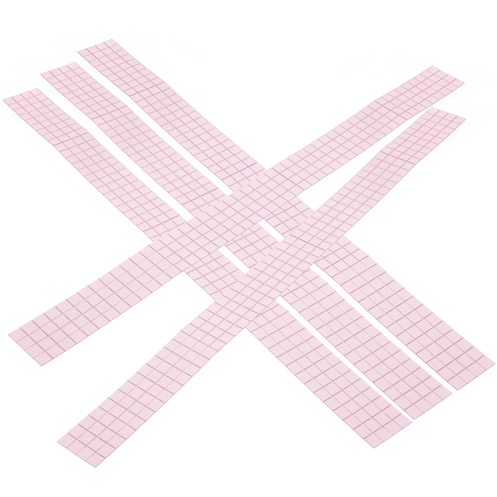 

5 Rolls Acrylic Mosaic Tiles Stickers Self-Adhesive Easy Installation Creative Mirror Tiles for Home Decor 100cm Roll