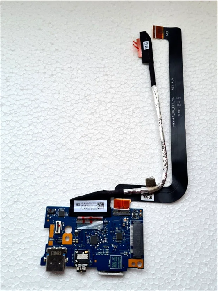 

Original FOR Samsung Galaxy Book NP755XDA USB SD Sim Card Audio Port Board W/ Cable NB3586 100% Test OK