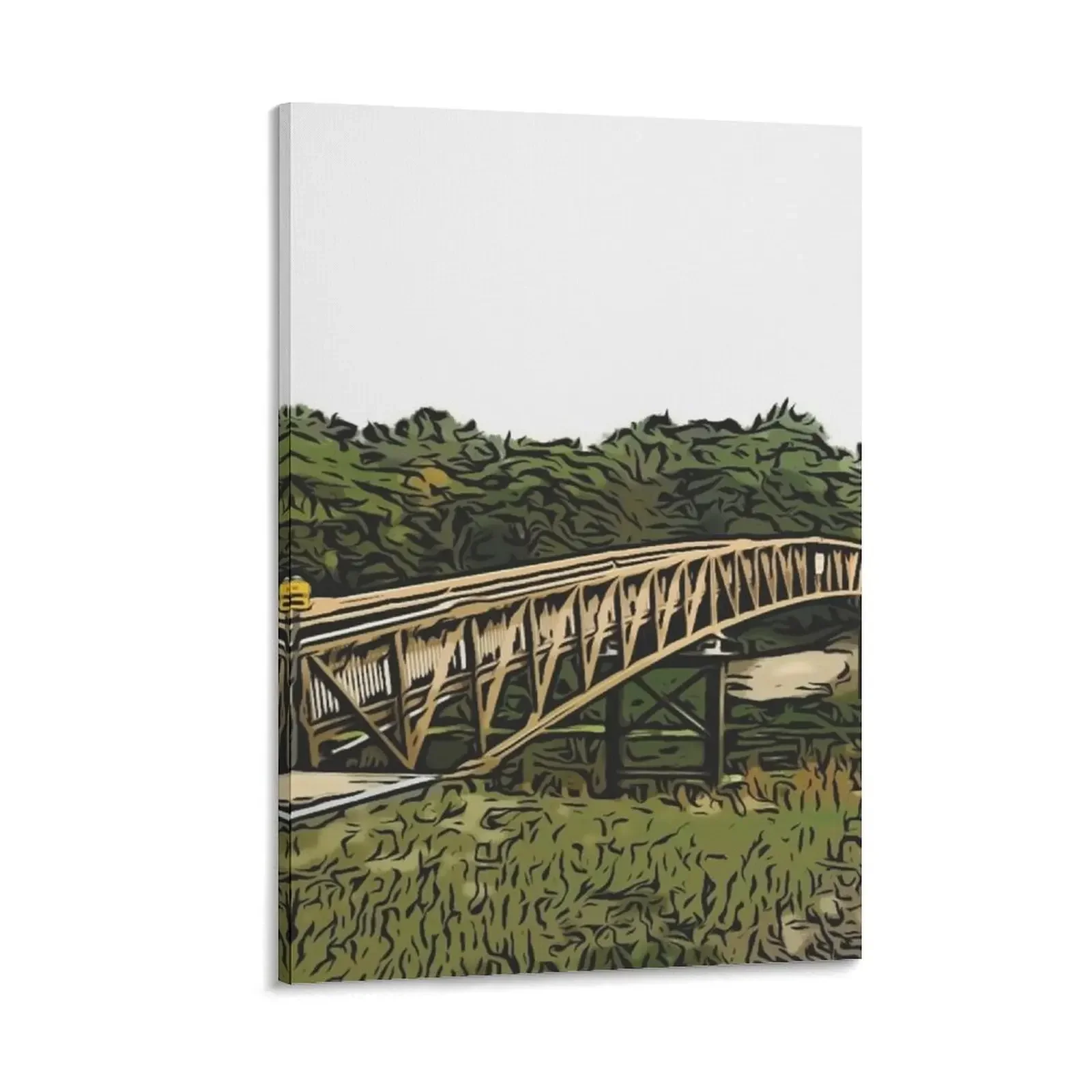 

bridge Canvas Painting large paintings modern living room decoration decorative picture for living room photos for living room