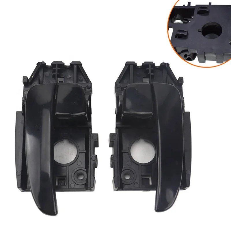 

4Pcs/Set Left+Right Interior Door Handle Assembly 836102D000CA 826202D000CA For Hyundai Elantra 2001-2006 83610-2D000 Parts B