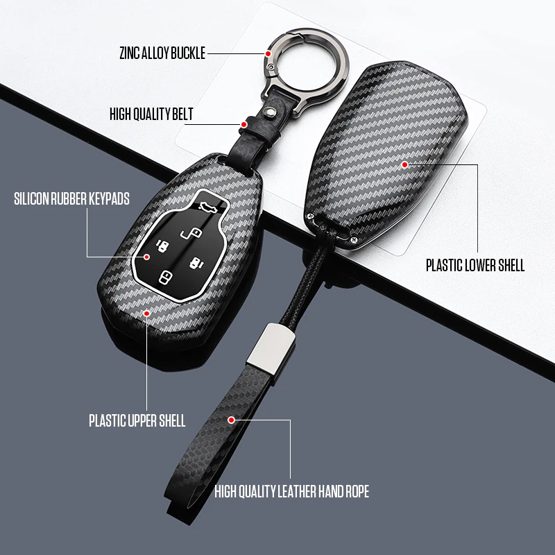 

Car Key Case Cover For GAC New Energy Trumpchi 2021 Empow J11 J12 J13 J14 J15 J16 GS8 Auto Accessories