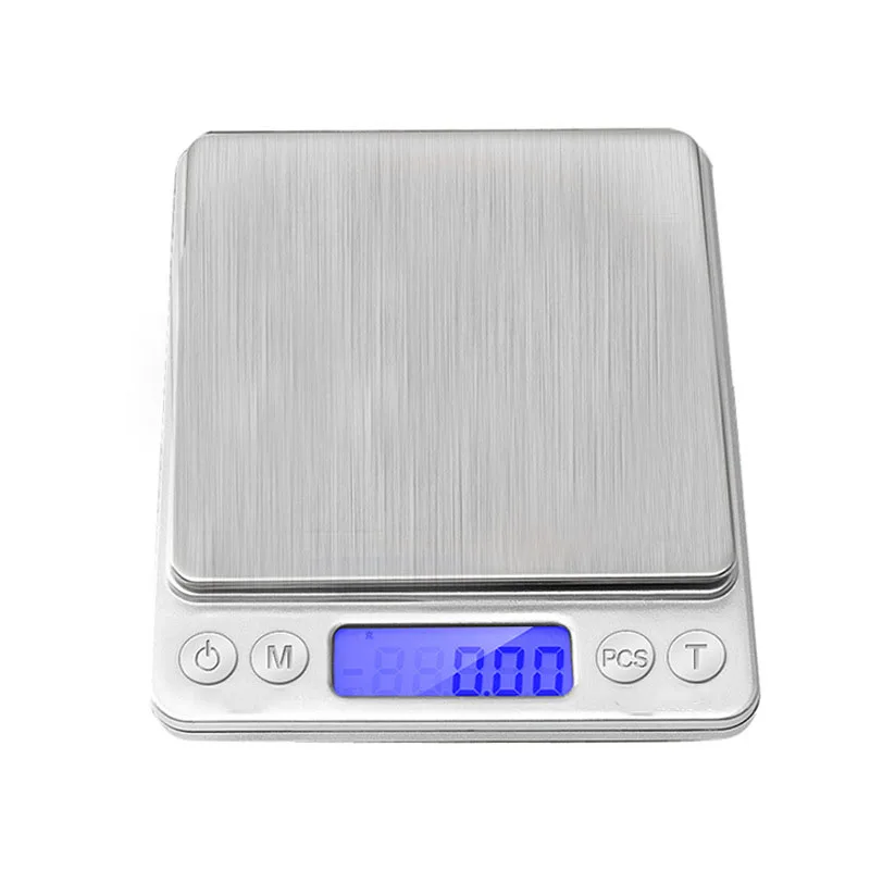 Portable Digital Scale Jewelry Kitchen Food Diet Post Room Office Balance Weight Scales 500/1000/2000/3000G Kitchen Accessories