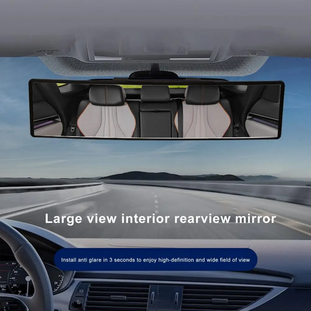 Car Rearview Mirror No Blind Spot Rearview Mirror Wide Angle Rear View Mirror for Car Anti-glare Universal Glass Assist