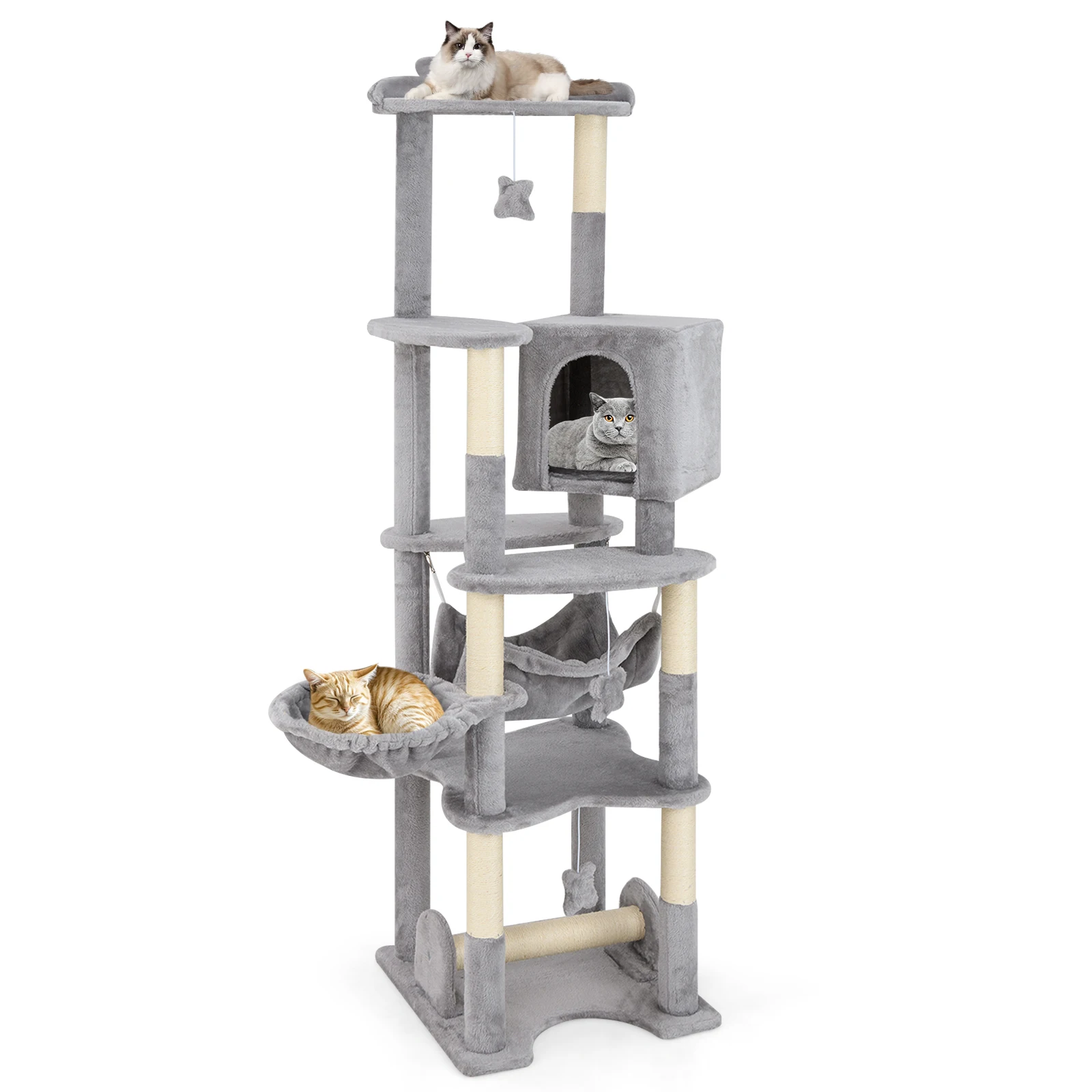 69" Tall Cat Tree W… - image