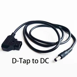 D-Tap to DC5.5x2.1MM Barrels Connector Coiled Power Cable V-Mount for Bmcc Bmpc Cameras Power Cord 13.78-31.5inch