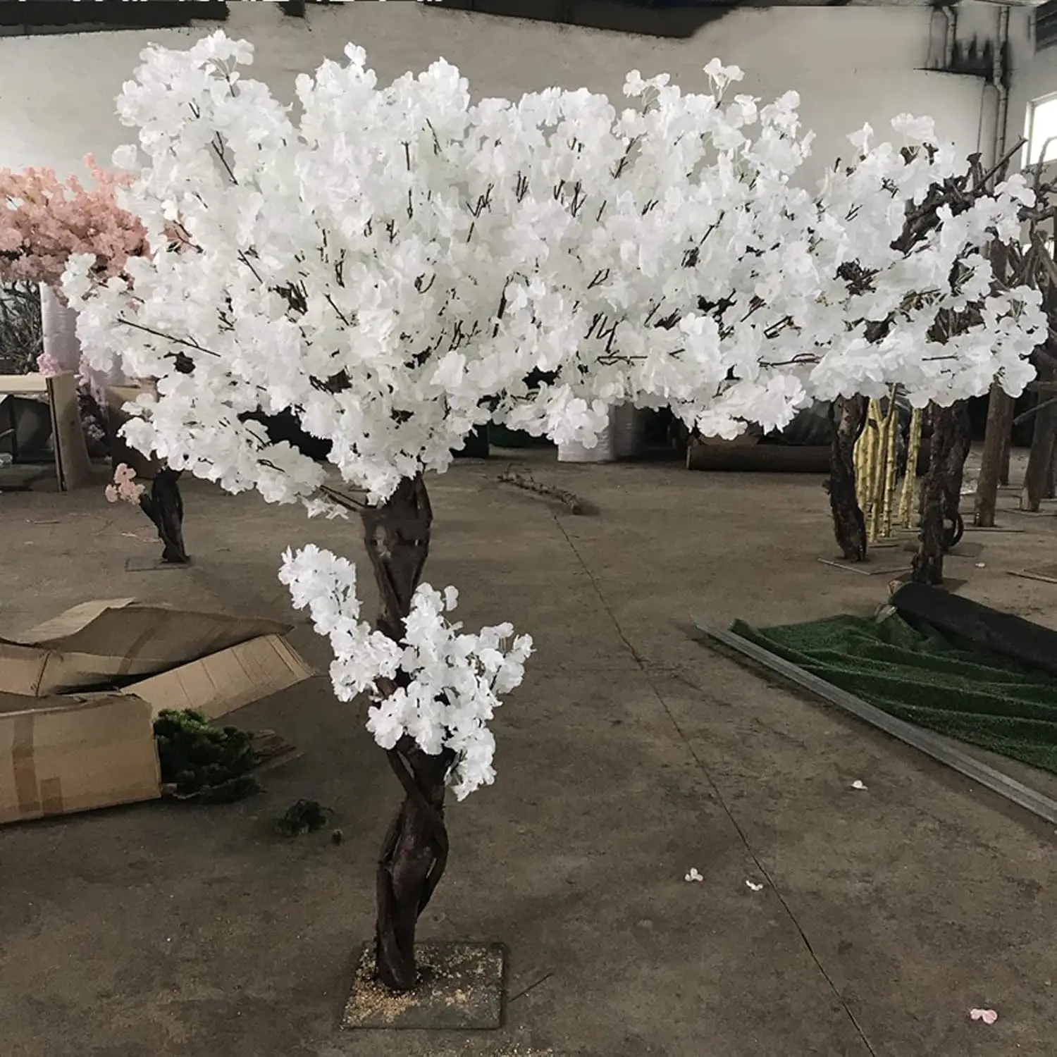 

Artificial Cherry Blossom Tree Stunning Flower Arch for Wedding Party Office Lifelike Indoor/Outdoor Decor