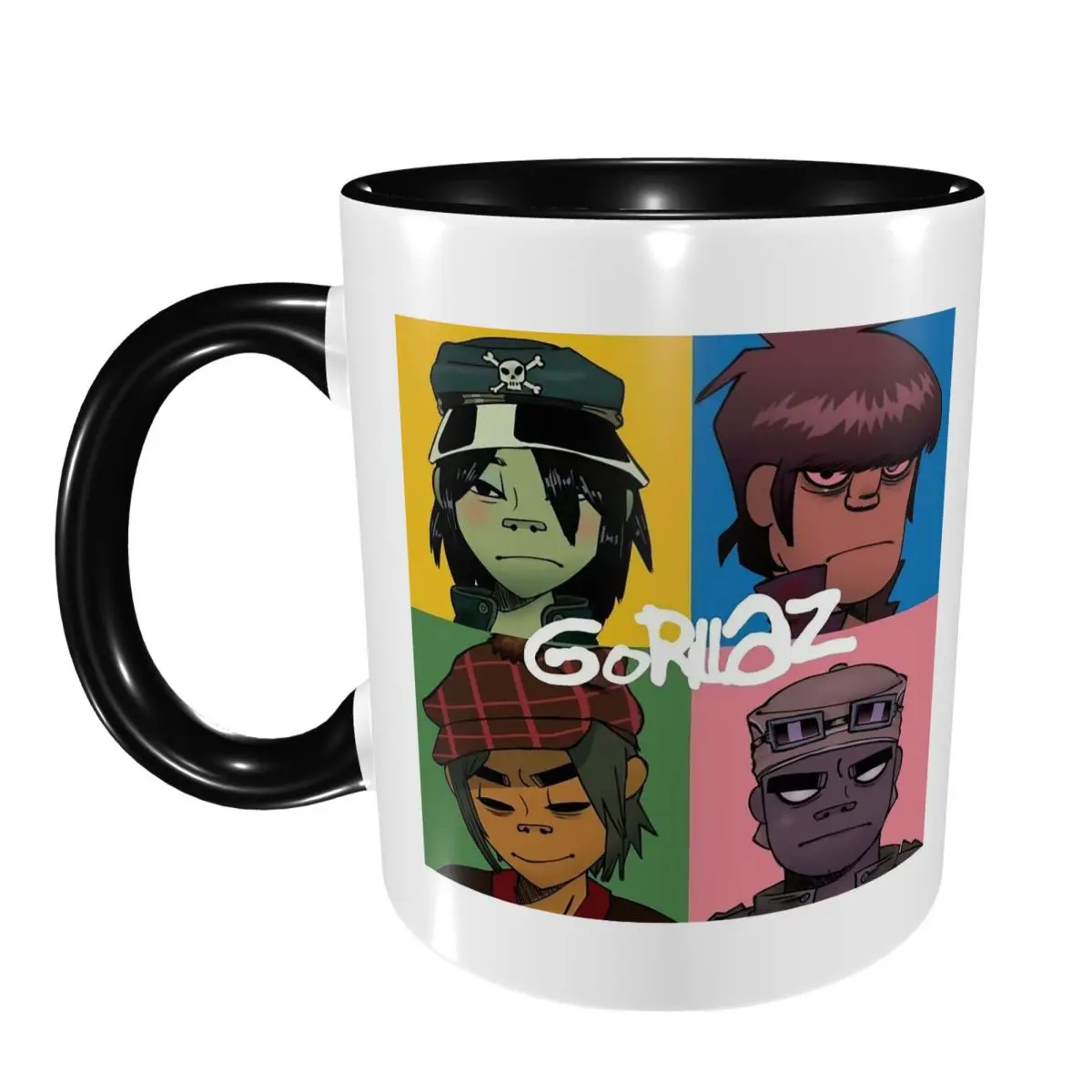 Gorillaz Virtual Band Music Mug Funny Ceramic Coffee Cups Tea Mugs Milk Cup Drinkware Gift for Friends