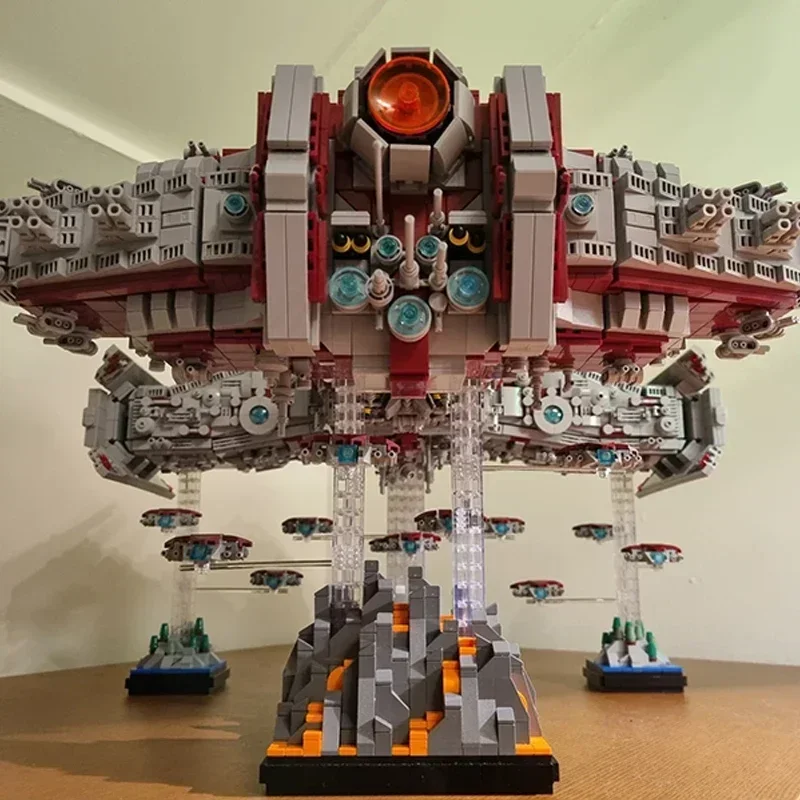 スター映画モデル Moc ビルディングレンガスタークラフト戦艦技術モジュラーブロックギフトクリスマスおもちゃ DIY セットアセンブリ