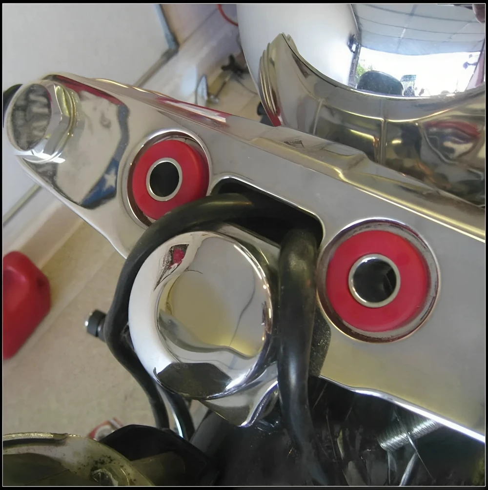 For Harley Softail/Dyna/FXR/Sportster XL Motorcycle Handlebar Bushing/Damper Kit Polyurethane Riser Bushing Accessories