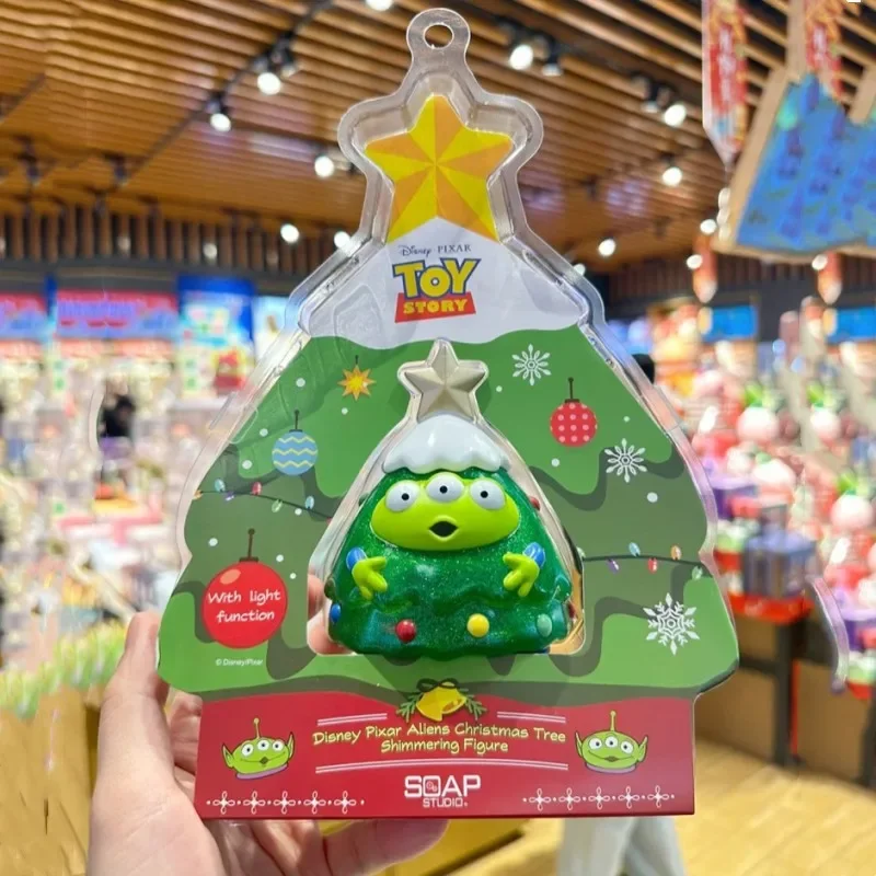 

Disney Рождество ограниченный выпуск прозрачная поп светящаяся инопланетянина ручная работа фотолотка супер Стич, Дональд Дак Lotso