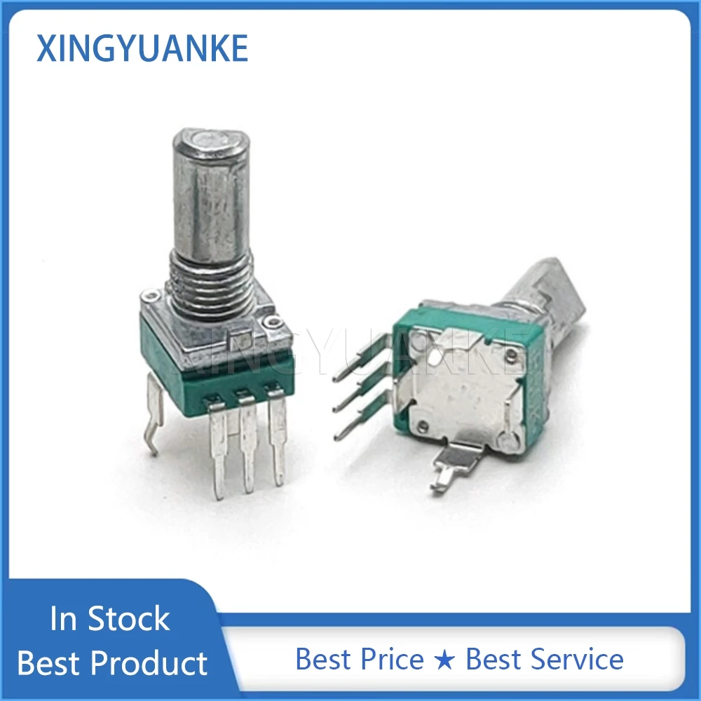 

3PCS RK097 Type RV097NH Single Vertical B10K B103 Power Amplifier Audio Volume Sealed Potentiometer 3-Pin Half Shaft Length 15MM