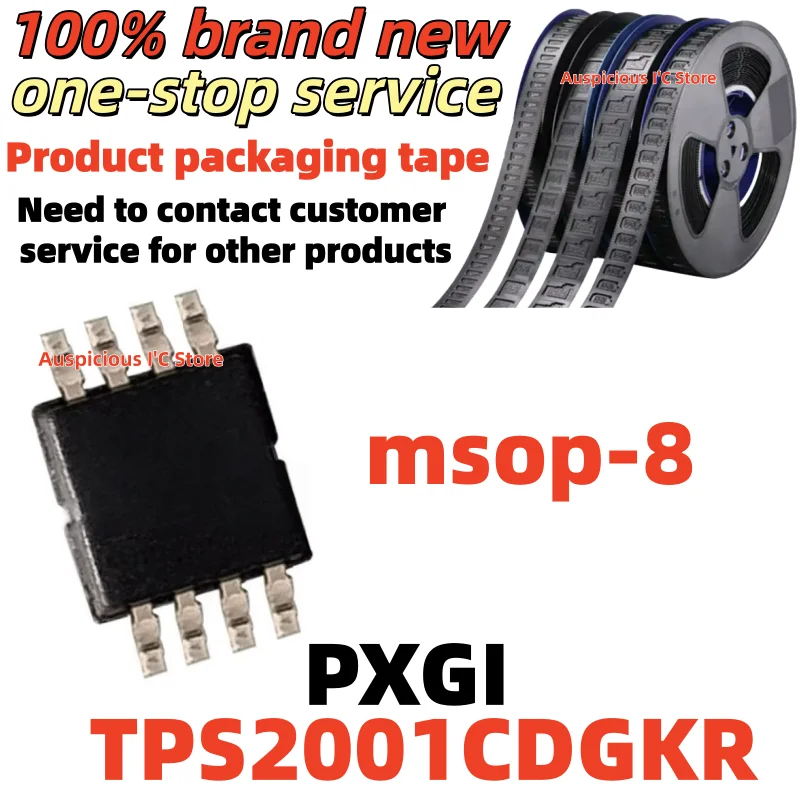 (10pcs) PXGI TPS2001 TPS2001CDGKR Msop-8