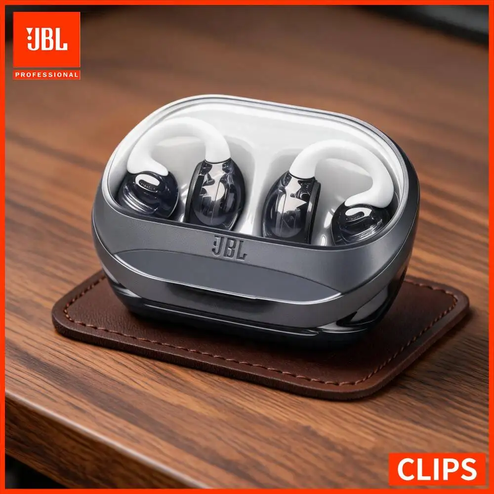 JBL Soundgear Clips True Wireless Earphones Ergonomic Comfort Fit Bluetooth5.4 IP54 32H Combined Playtime Headphones