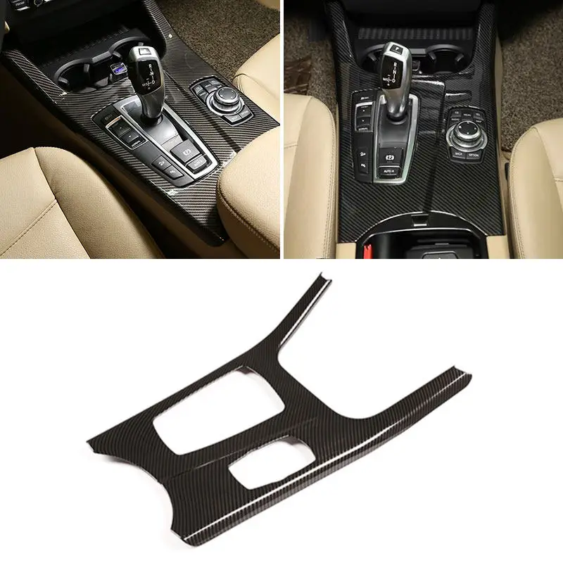 

Автомобильные аксессуары, центральная консоль, панель переключения передач, рамка, крышка, текстура из углеродного волокна, отделка для BMW X3 F25 X4 F26 2011 2012 2013-2017