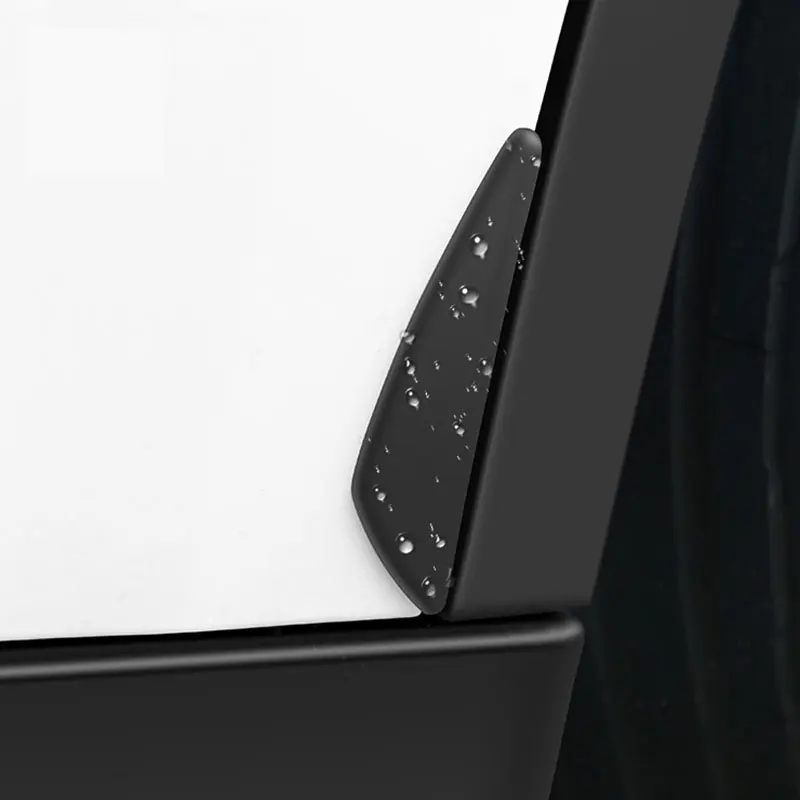 자동차 도어 가장자리 충돌 방지 보호대 바 스티커 Tesla Model 3 Y 가드 용 실리콘 후면보기 미러 커버 보호 스트립