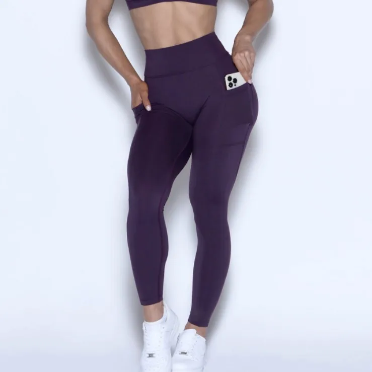 High-Waist Peach Butt Leggings & Adjustable Strap Sports Bra Set - Women's Fitness, Yoga & Workout Outfit - Image 4