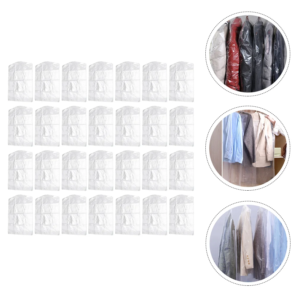 

Garment Pouch Clothing Dust Cover Bag Clear Proof Hanging Clothes for Travel Dustproof Covers