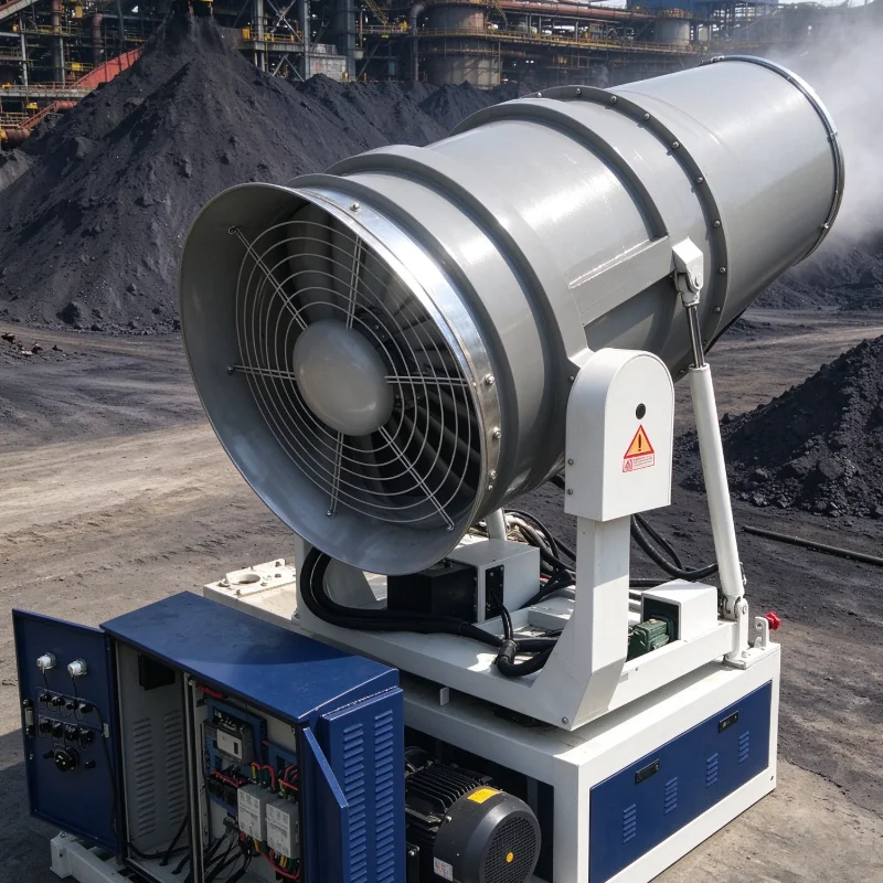 Stainless Steel Vehicle Mounted Fog Cannon, Water Mist Spray Machine for Industrial Dust Control and Large Area Dust Suppression