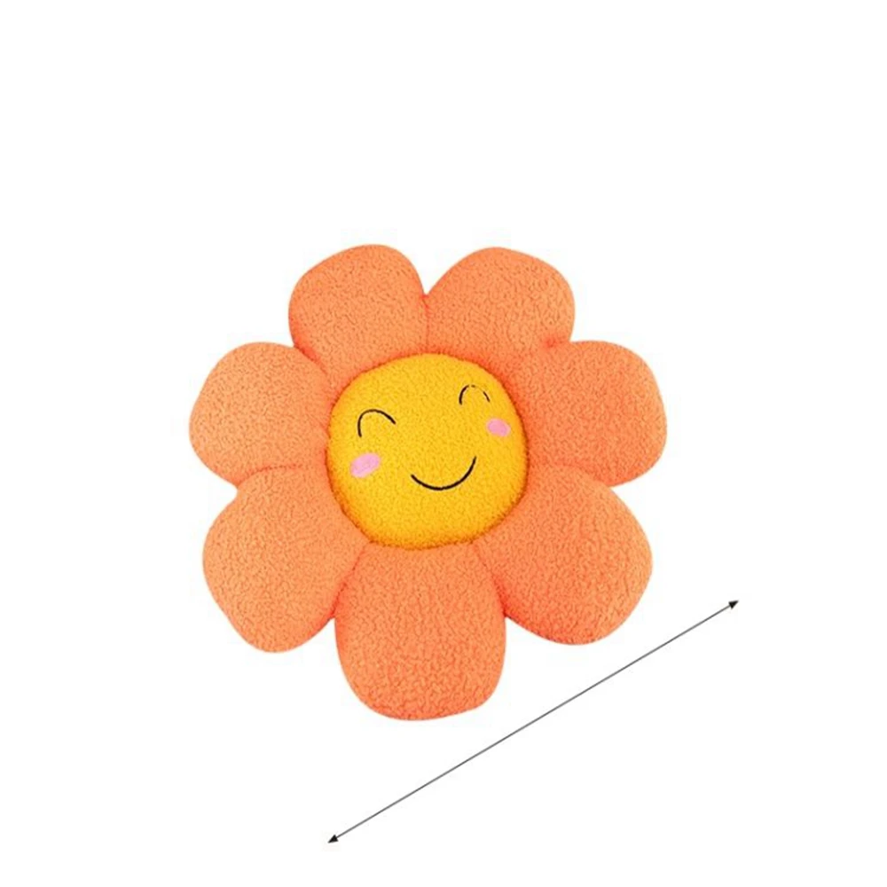 40CM Sunflower Cartoon Cushion Plush Toy Cute Flower Chair Cushion Sleeping Pillow Doll Festive Gift Child Birthday Gift